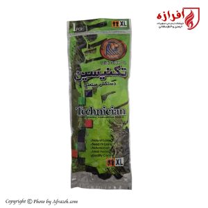 دستکش صنعتی دورنگ تولیدی گیلان مدل تکنسین