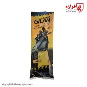 دستکش سه لایه صنعتی دو رنگ گیلان